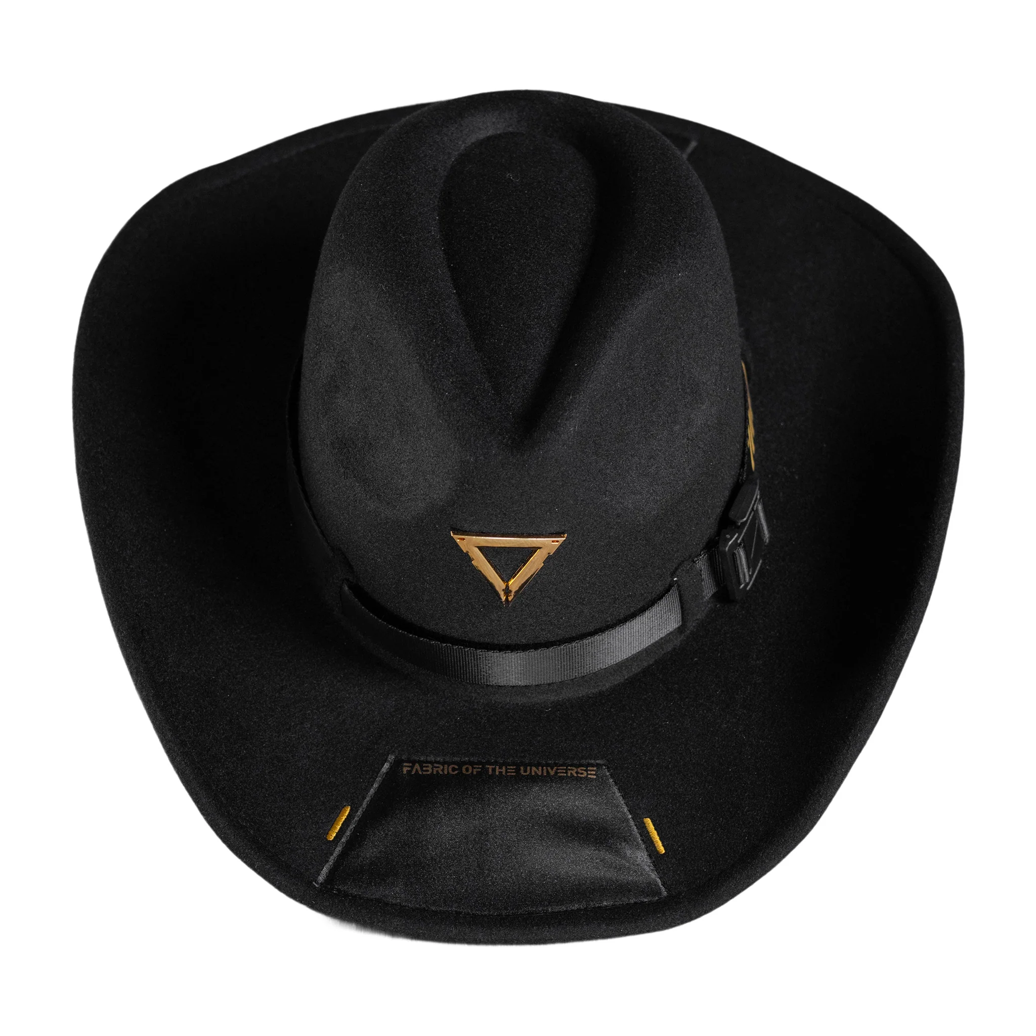 CH-1 Black Gold Cowboy Hat 2