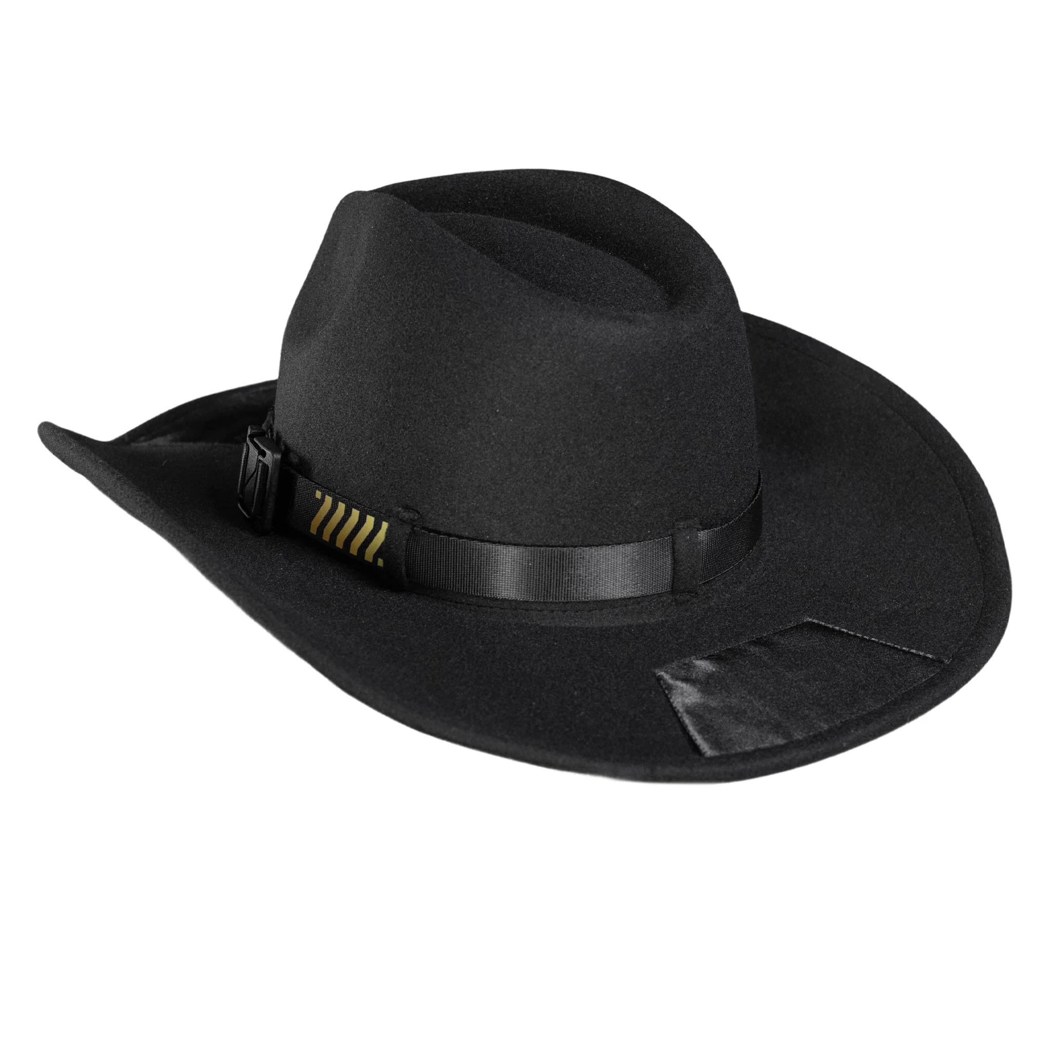 CH-1 Black Gold Cowboy Hat 3